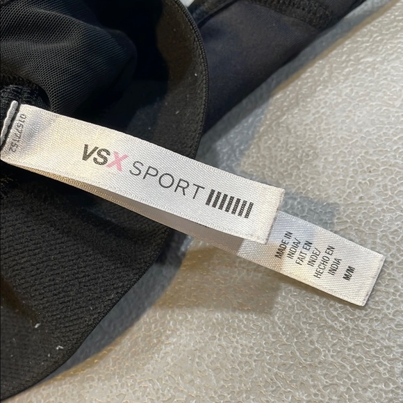 VSX Black Sports Bra - Picture 3 of 3